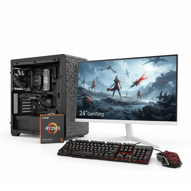 AMD - COMPUTADOR RYZEN 5 4600G ,32GB RAM ,16GB VIDEO CARD WINDOWS 11 ORIGINAL  SSD 1TB