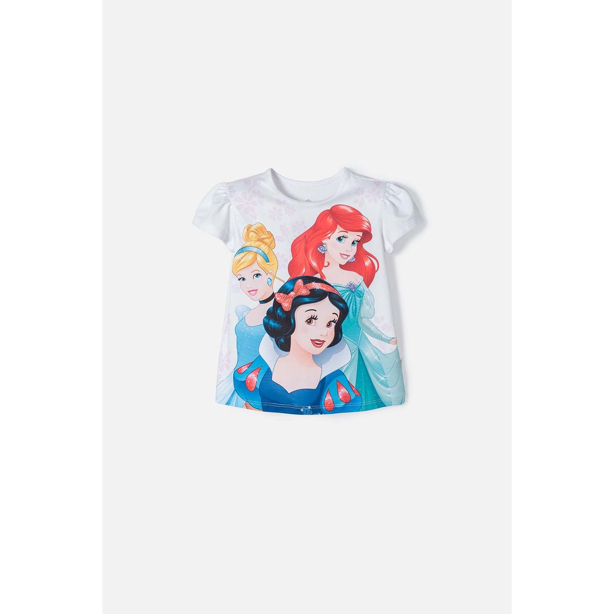 DISNEY - Camiseta Princesas Disney manga corta para niña