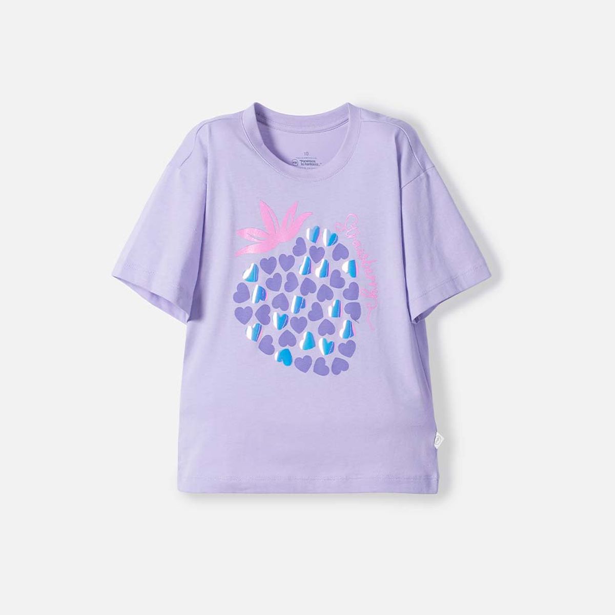 MIC - Camiseta de Mic manga corta lavanda claro para niña