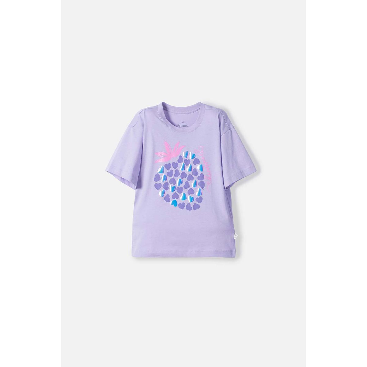 MIC - Camiseta de Mic manga corta lavanda claro para niña