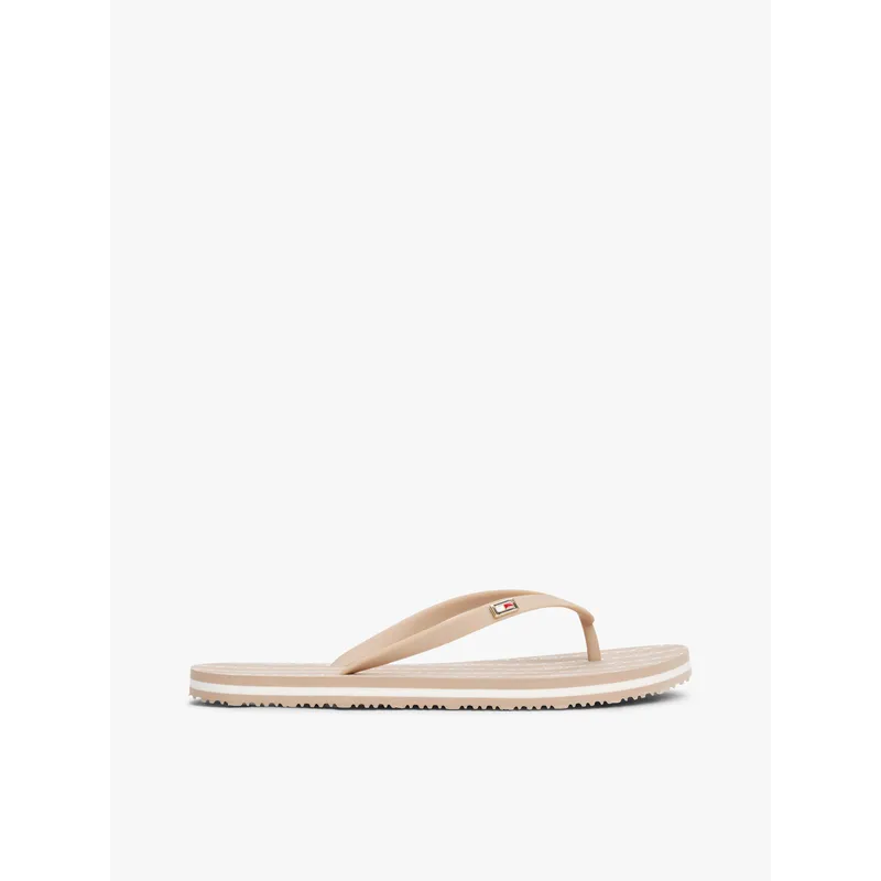 TOMMY HILFIGER - Sandalias beige con logo esmaltado Tommy Hilfiger
