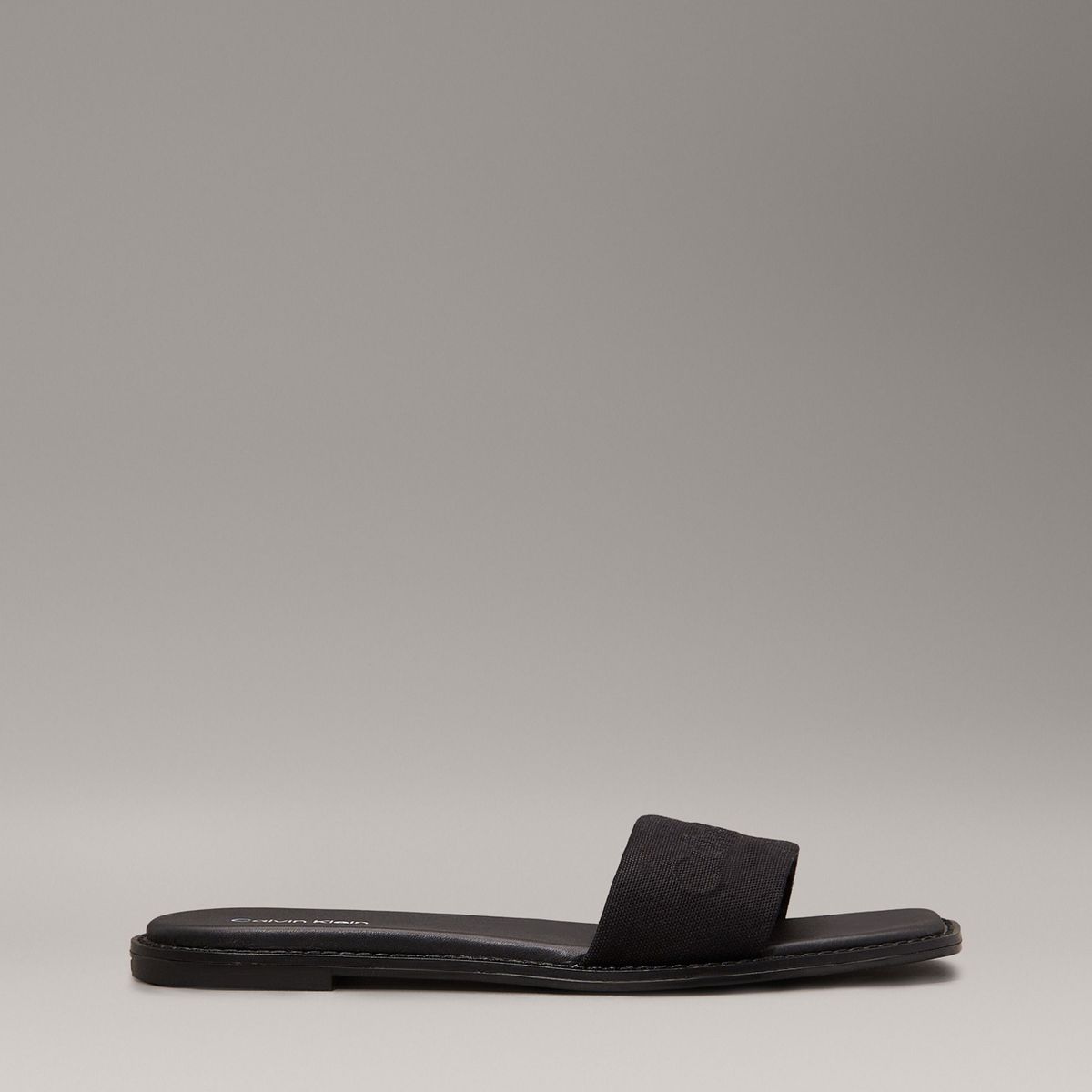 CALVIN KLEIN - Sandalias negro de lona Calvin Klein