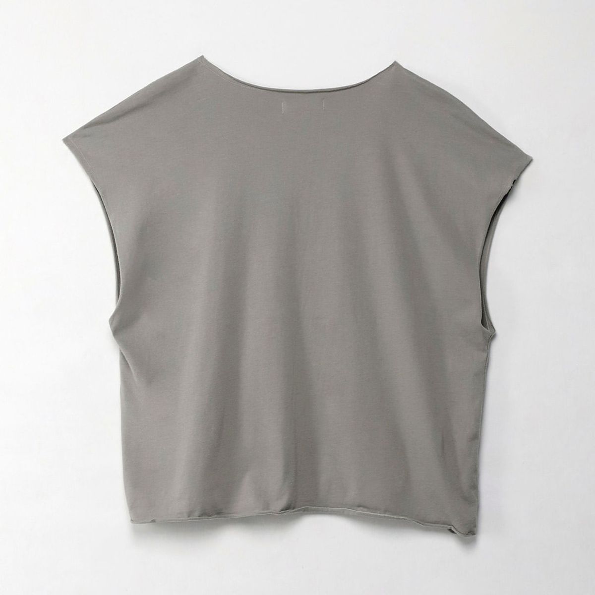 TENNIS - Camiseta Boxy fit manga sisa gris para mujer