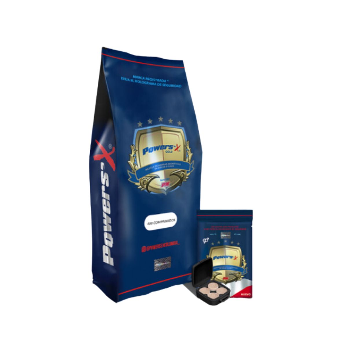 GENERICO - Power Sex bolsa 100 Sachet potenciador sexual 400 Pastillas