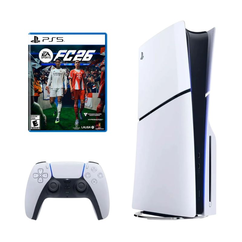 PLAYSTATION - Consola Playstation 5 Slim Disco 1TB Con Juego Fc 26 Fisico