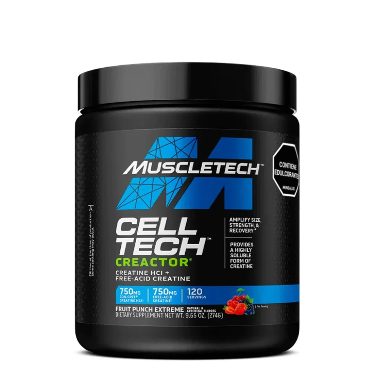 MUSCLETECH - Cell Tech Creatina Creactor 120 Servicios Muscletech