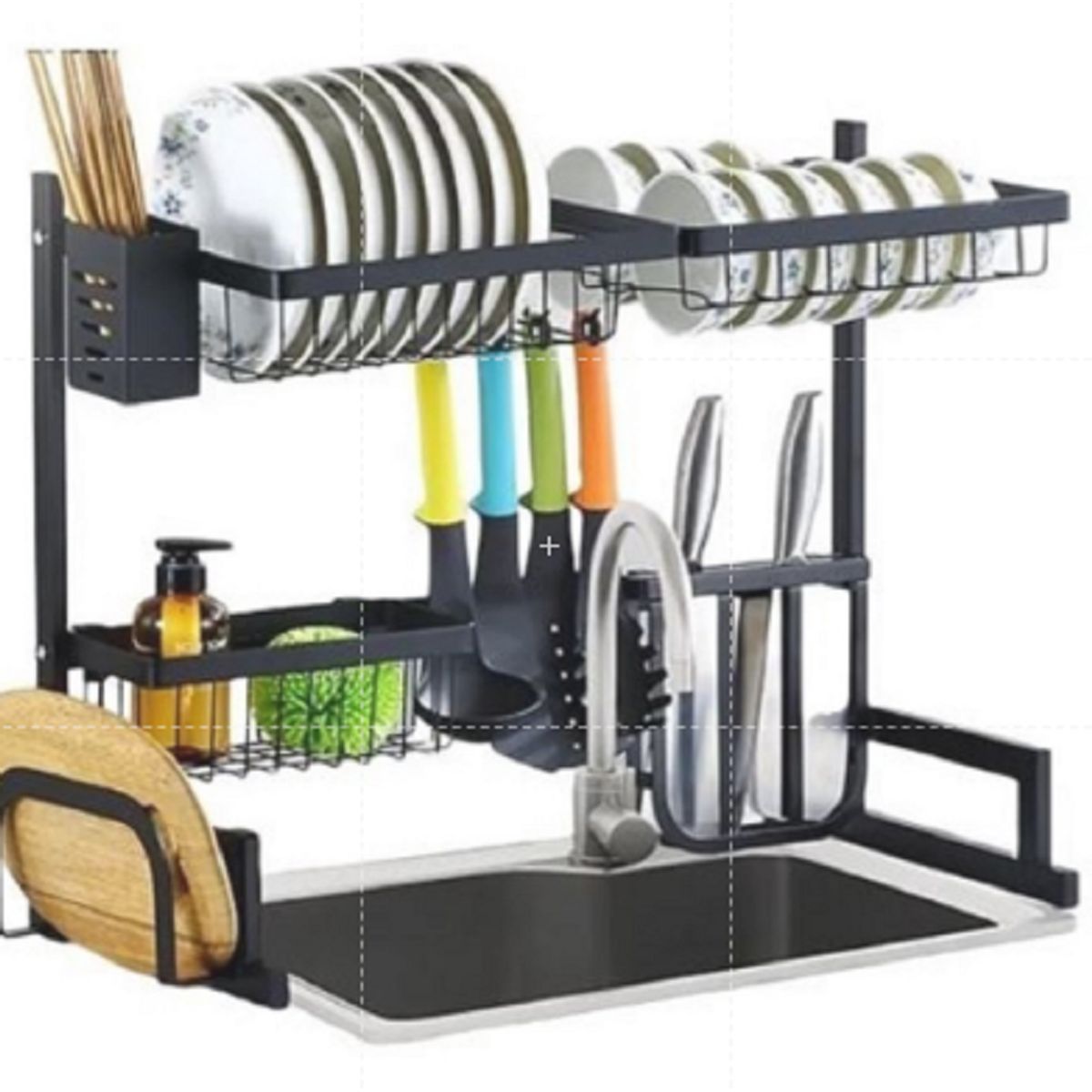 CHINA GLAZE - Organizador Y Escurridor Platos Loza Cubiertos Seca Platos