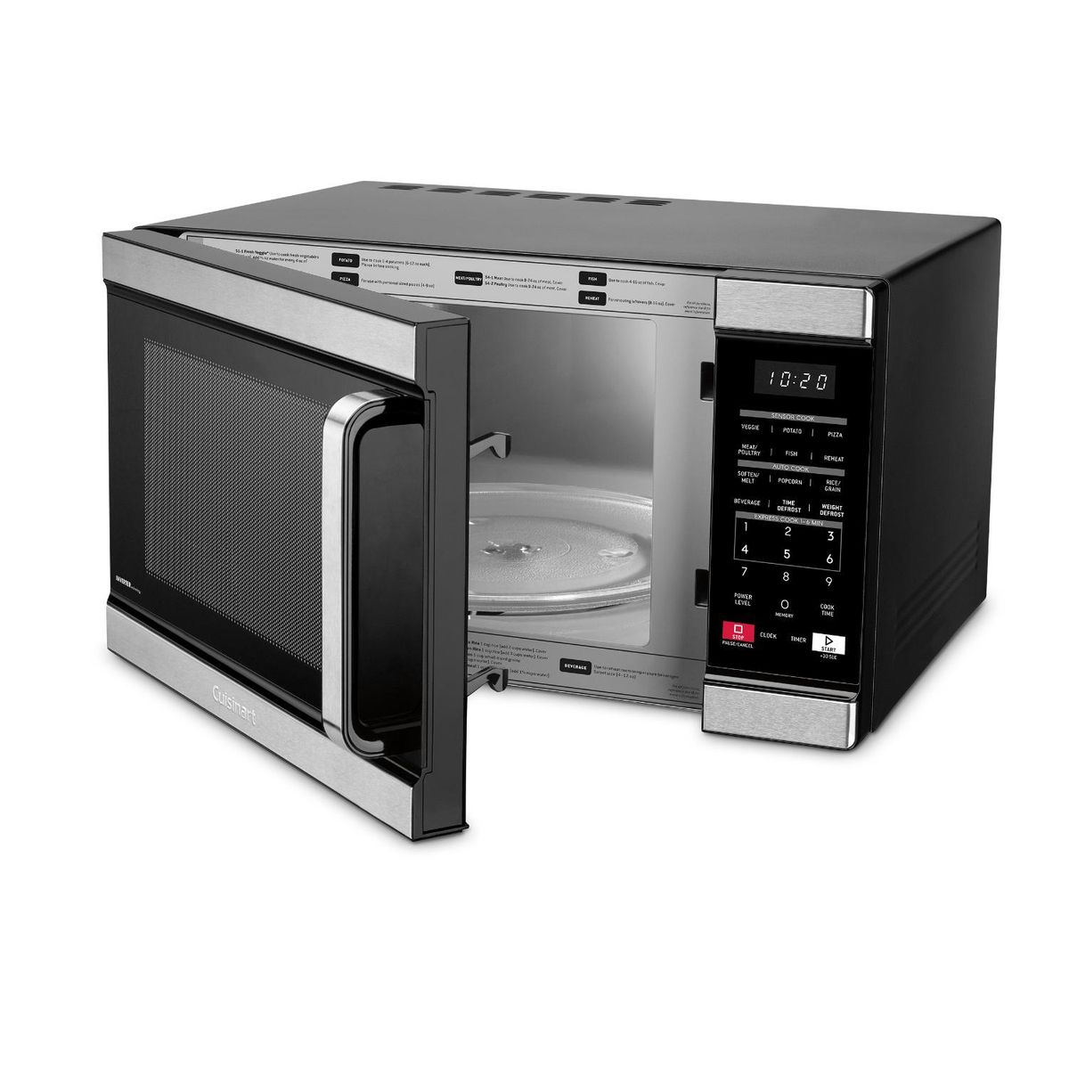 CUISINART - Horno Microondas Cuisinart CMW-110C con Tecnología Inverter y Sensor Cook