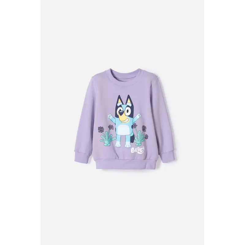 BLUEY - Buzo de Bluey cerrado para niña