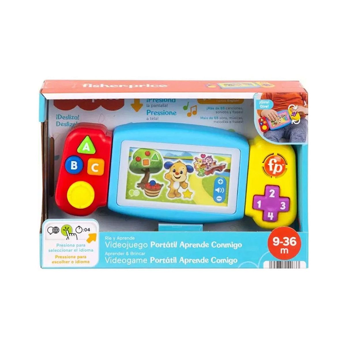 MATTEL - Fisher-Price Videojuego Portátil Aprende Conmigo