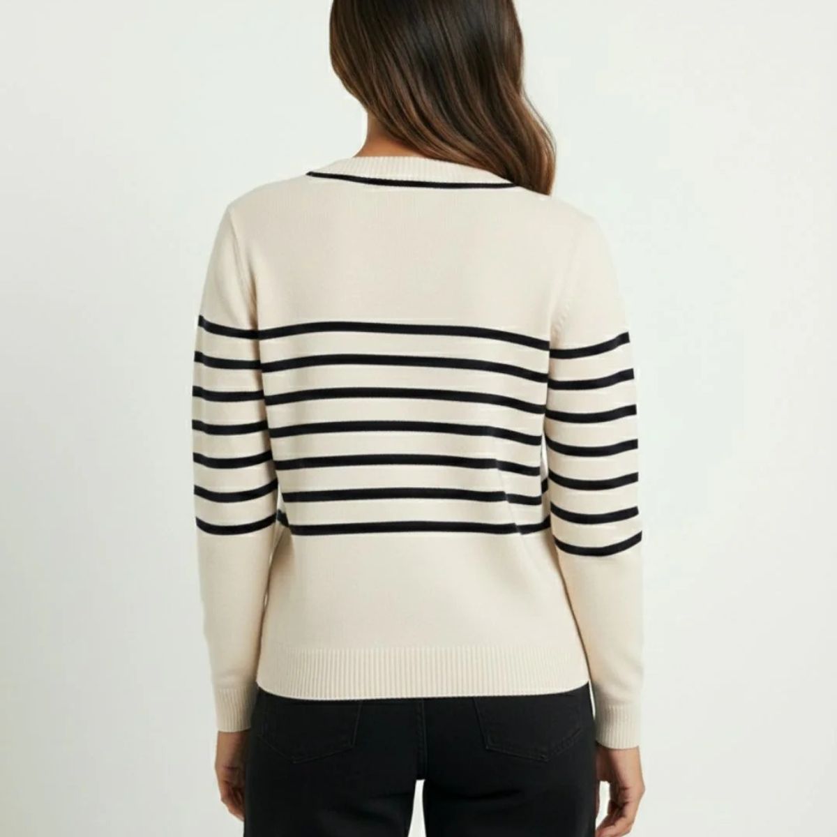 MOLGOA - Suéter para Mujer Cuello V - The Lyric