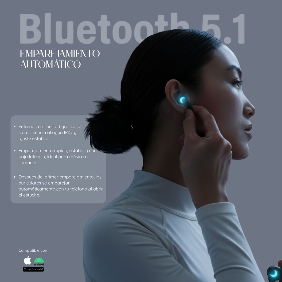 TECH - Audífonos Inalámbricos Next Tune Auriculares Bluetooth 5.0