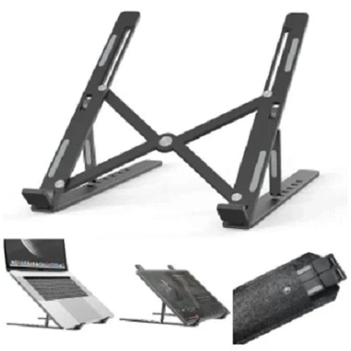 GENERICO - Base ajustable para portátil - Soporte ergonómico y antideslizante