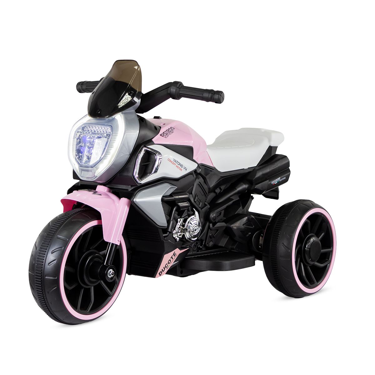 PRINSEL - Moto Electrica niña Recargable Falcon Rosada 6v