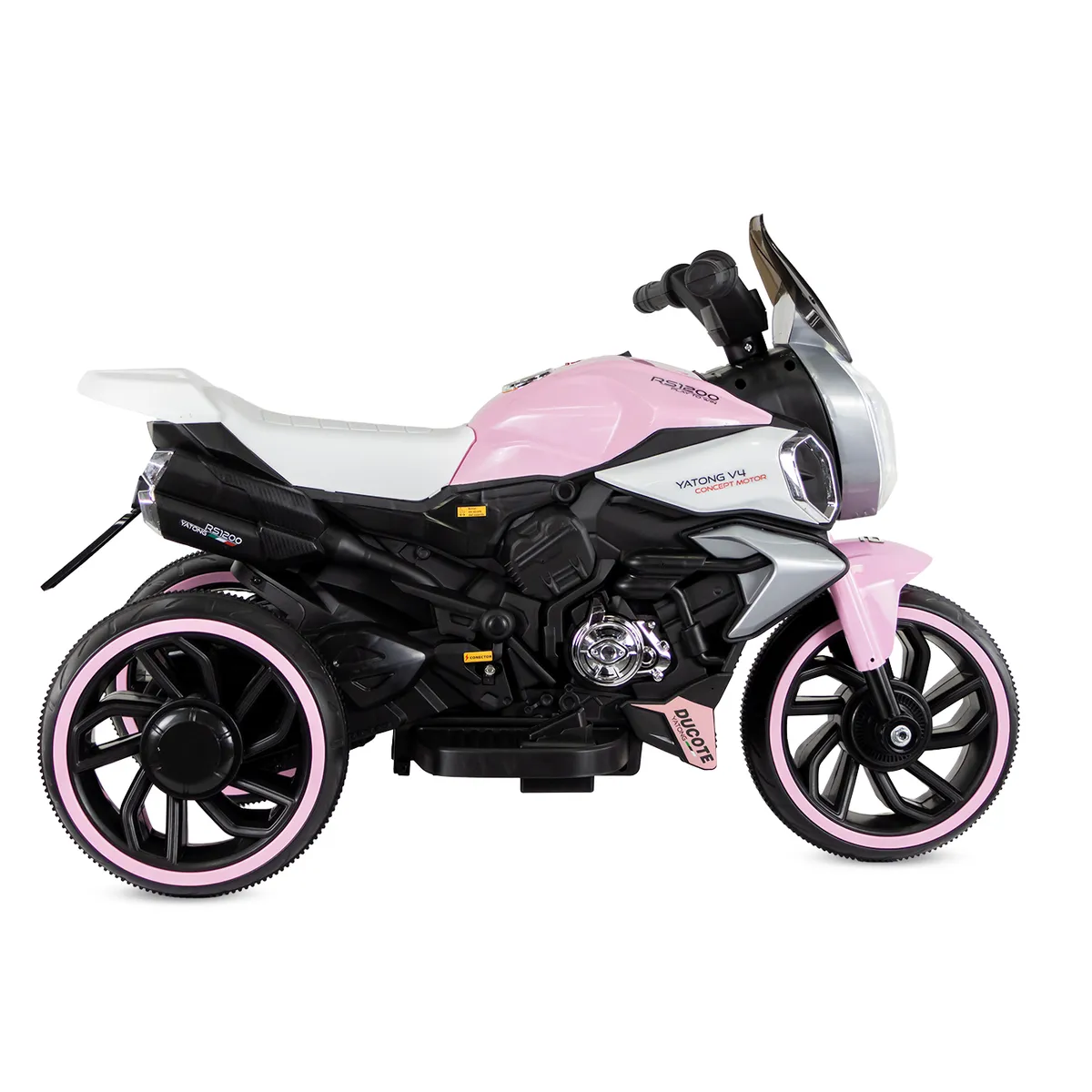 PRINSEL - Moto Electrica niña Recargable Falcon Rosada 6v