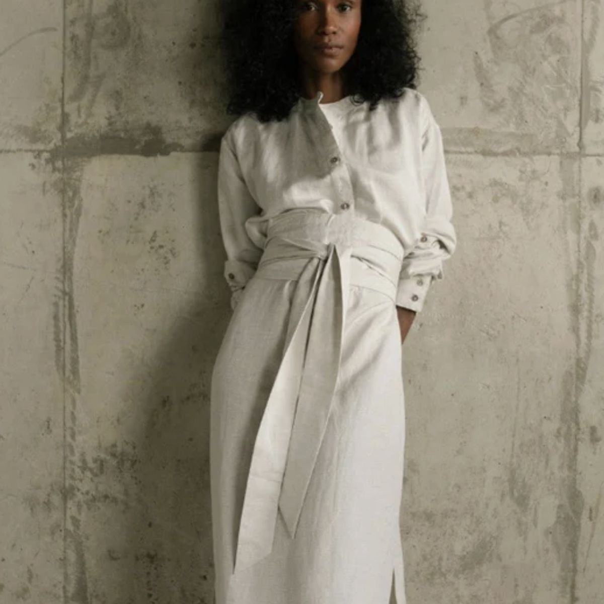 VALENTINA JARAMILLO INMACULADA - Vestido Galilea Cuello Neru