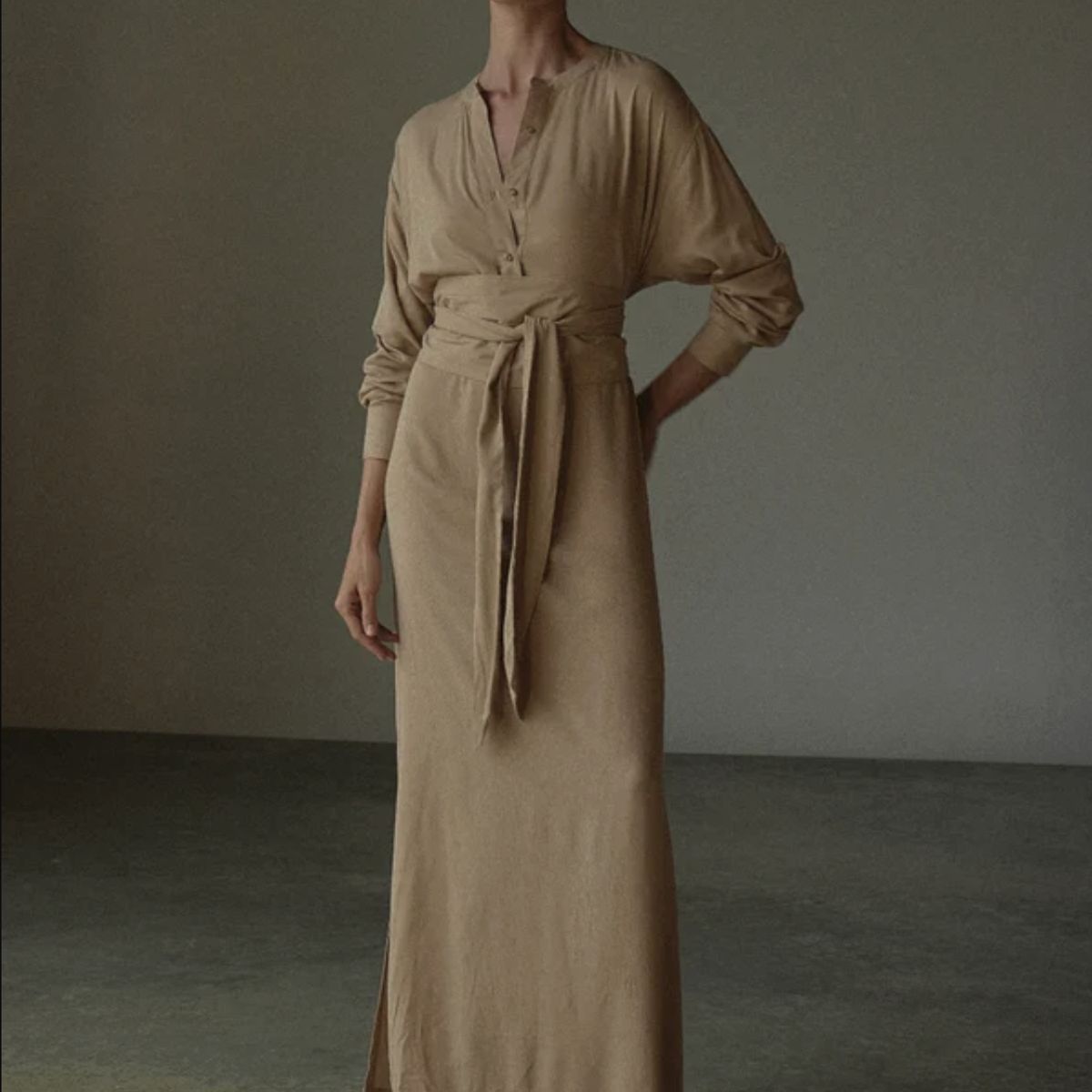VALENTINA JARAMILLO INMACULADA - Vestido Galilea Cuello Neru