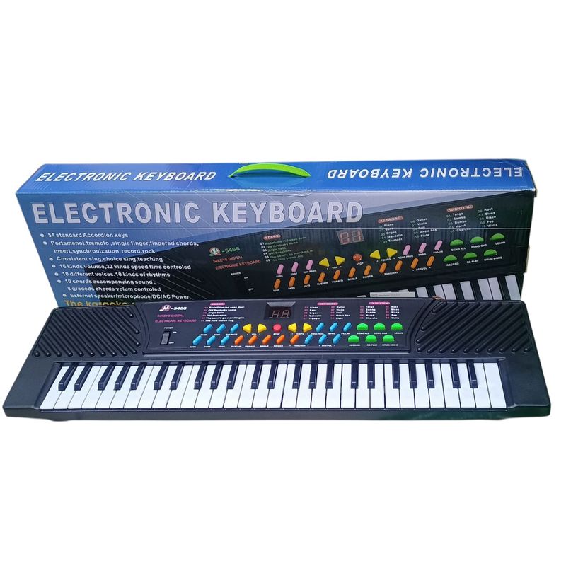 GENERICO - Organeta Electrica Cable Niños 54 Keys Piano Electrico 26 modos