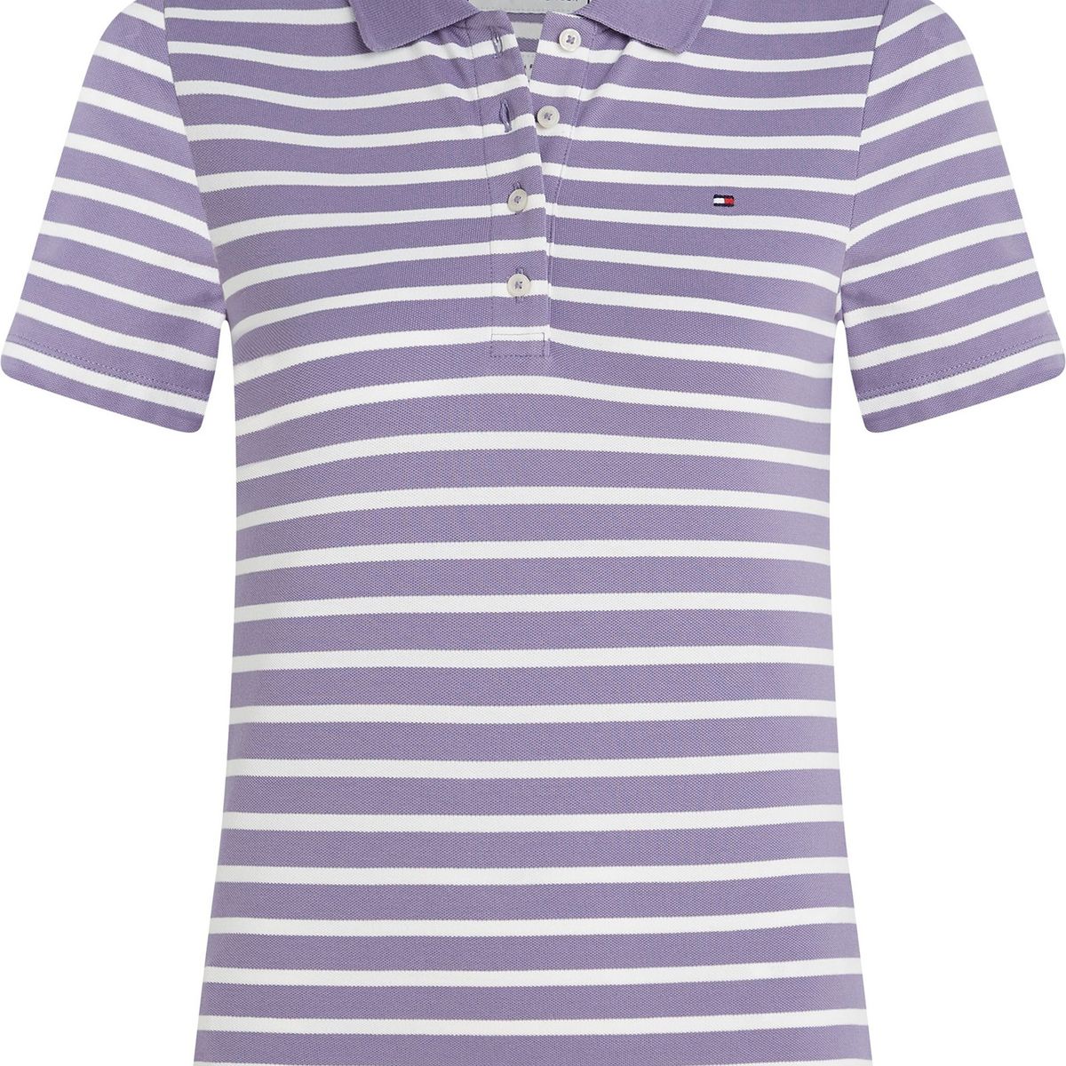 TOMMY HILFIGER - Polo purpura 1985 Collection slim de piqué Tommy Hilfiger