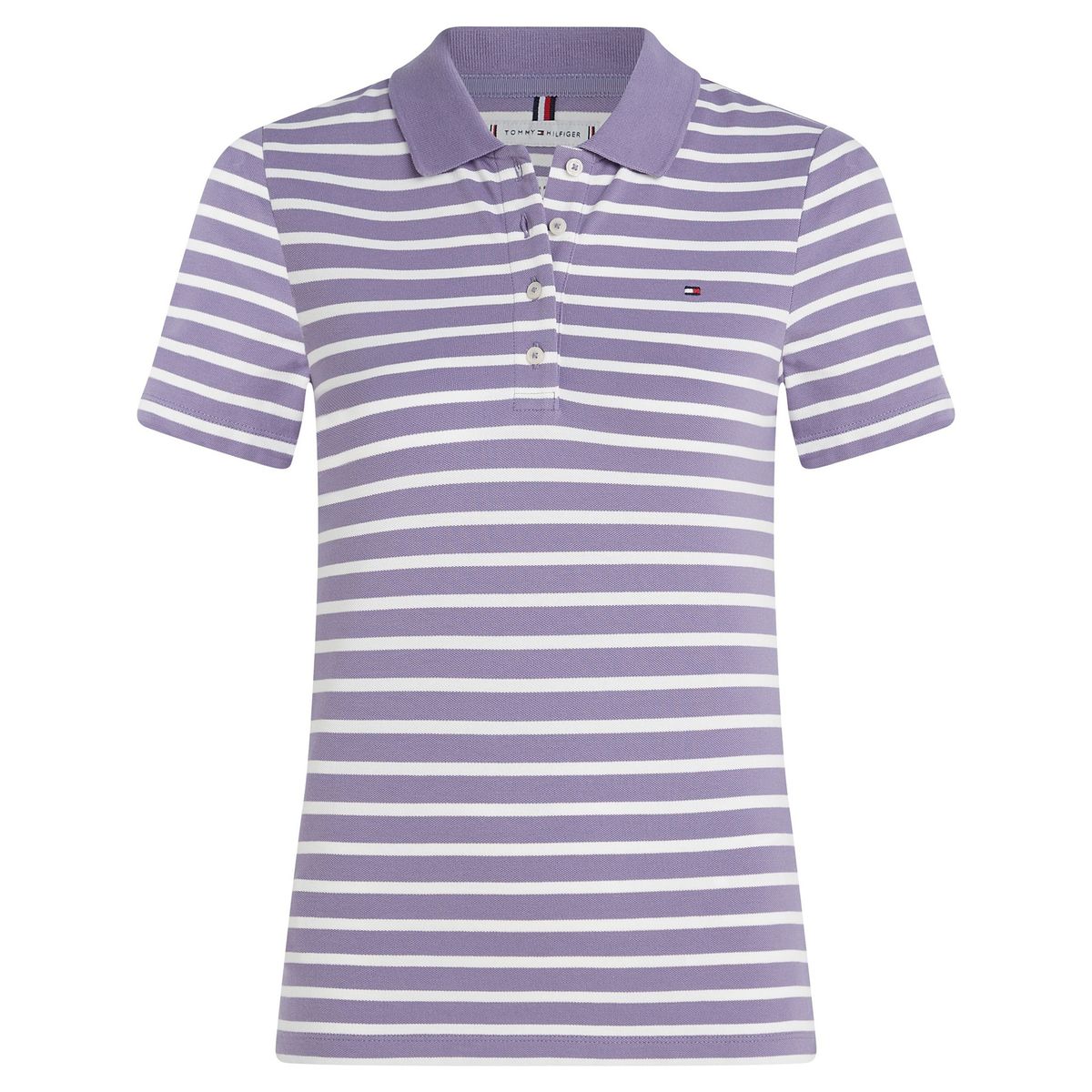 TOMMY HILFIGER - Polo purpura 1985 Collection slim de piqué Tommy Hilfiger