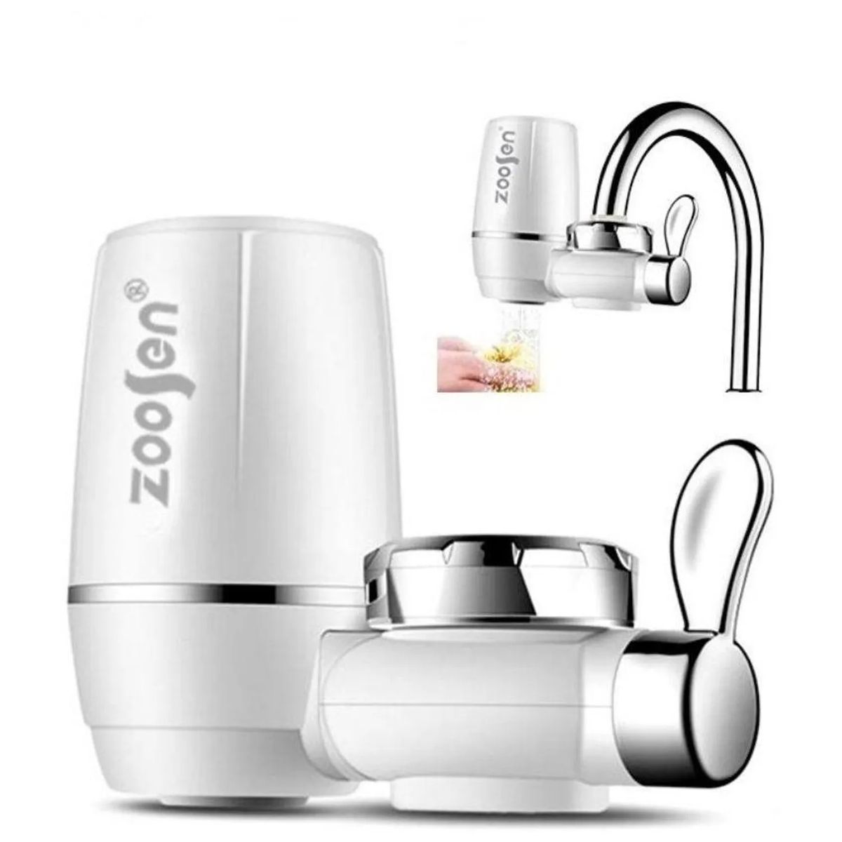 ZOOSEN - Filtro Purificador De Agua Domestico Para Grifo 7 Niveles