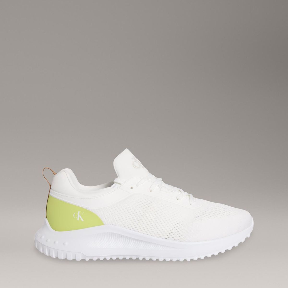 CALVIN KLEIN - Tenis blanco eva runner de malla Calvin Klein
