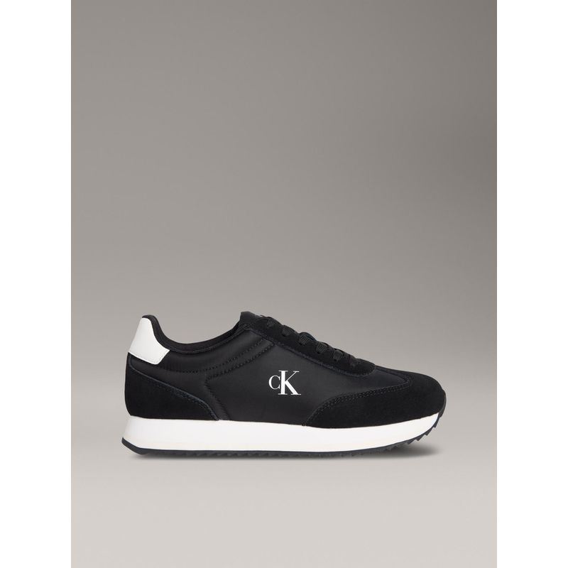 CALVIN KLEIN - Tenis multicolor runner de cuero Calvin Klein