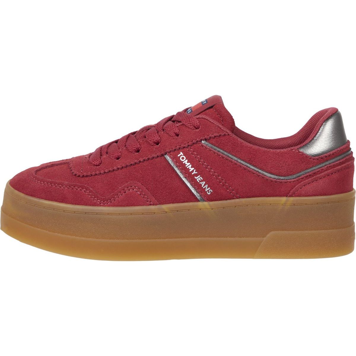 TOMMY HILFIGER - Tenis rojo The Greenwich con plataforma Tommy Hilfiger