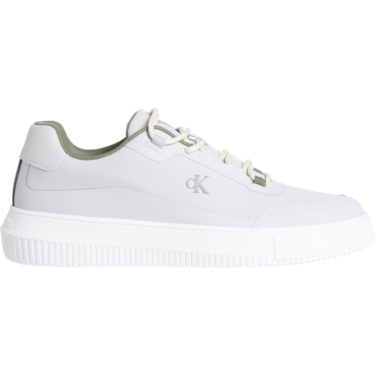 CALVIN KLEIN - Tenis gris Ripstop Calvin Klein