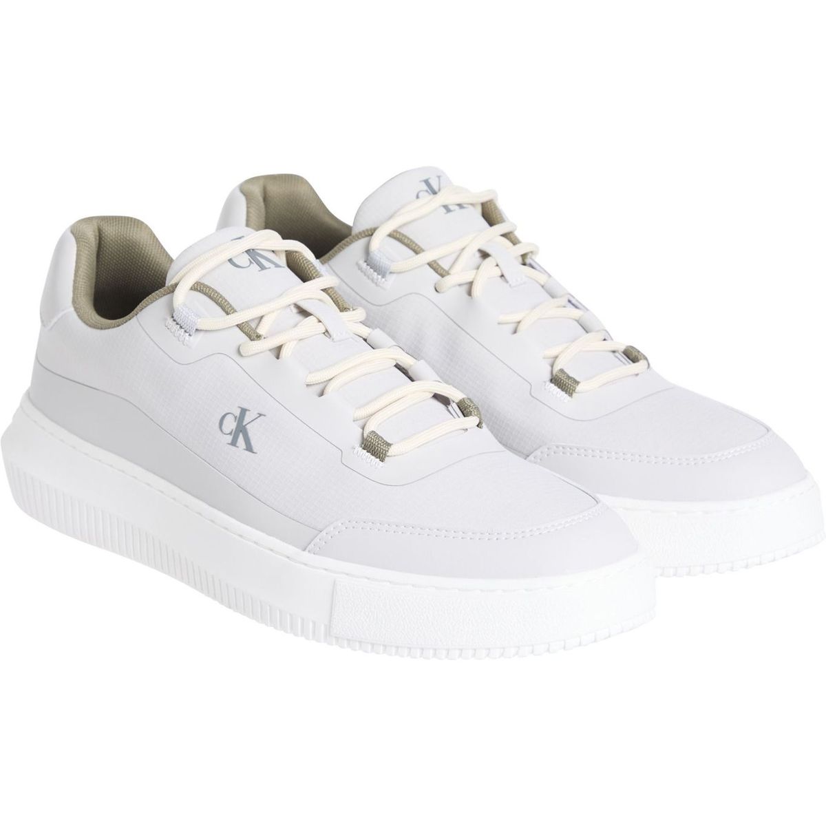 CALVIN KLEIN - Tenis gris Ripstop Calvin Klein