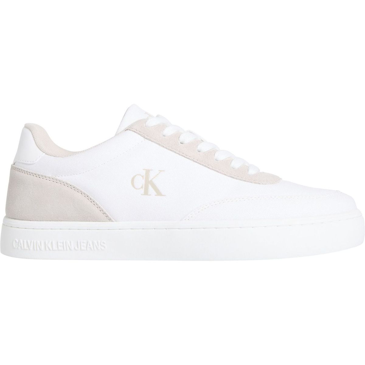 CALVIN KLEIN - Tenis blanco classic de lona Calvin Klein