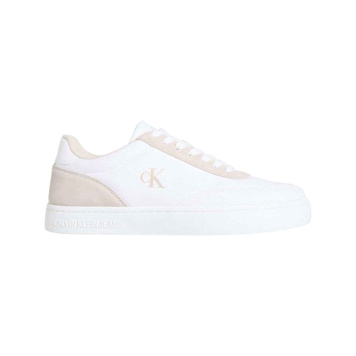 CALVIN KLEIN - Tenis blanco classic de lona Calvin Klein