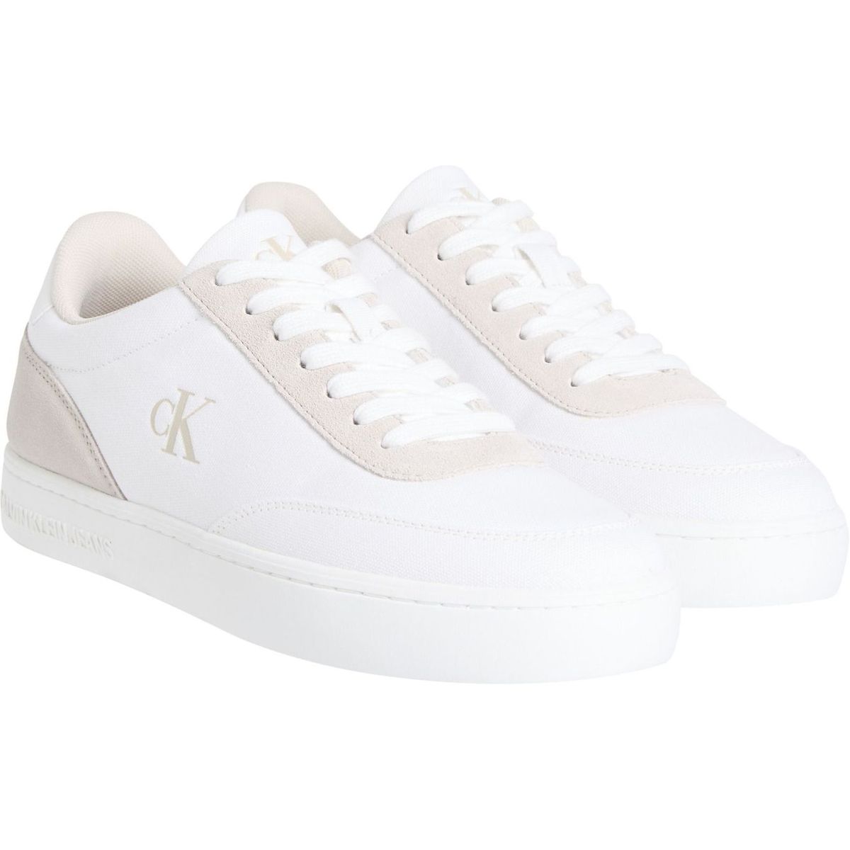 CALVIN KLEIN - Tenis blanco classic de lona Calvin Klein