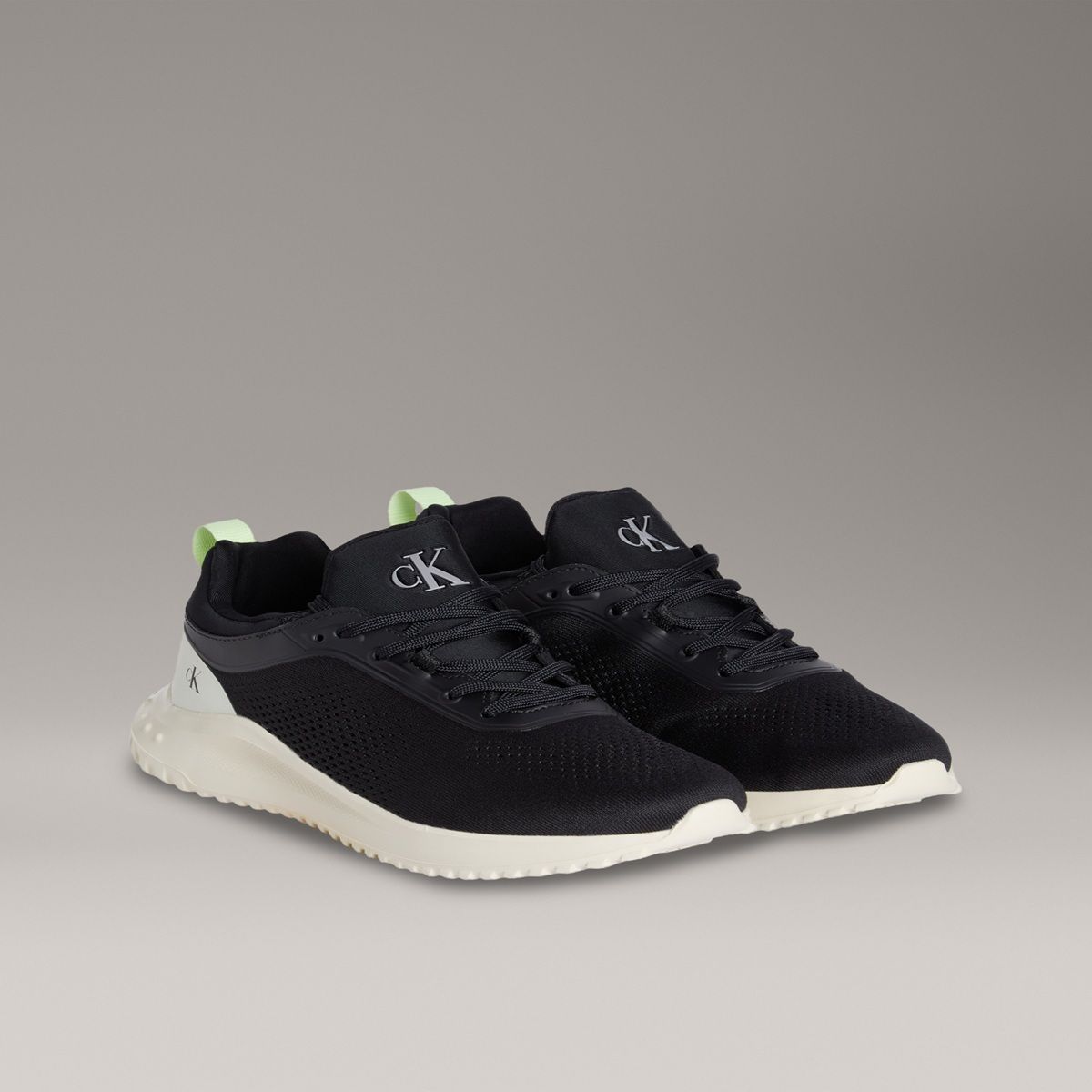 CALVIN KLEIN - Tenis negro eva runner sock Calvin Klein