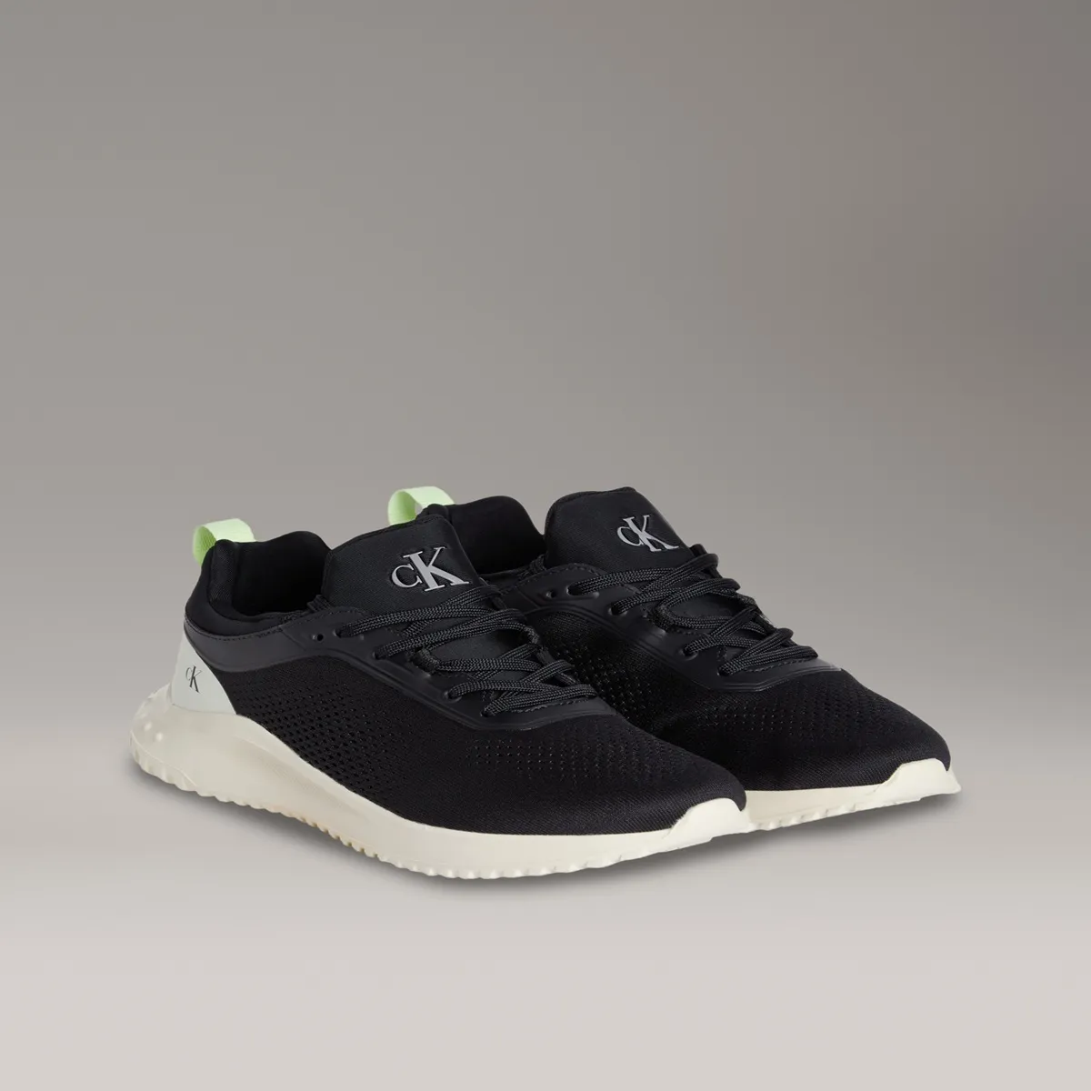 CALVIN KLEIN - Tenis negro eva runner sock Calvin Klein