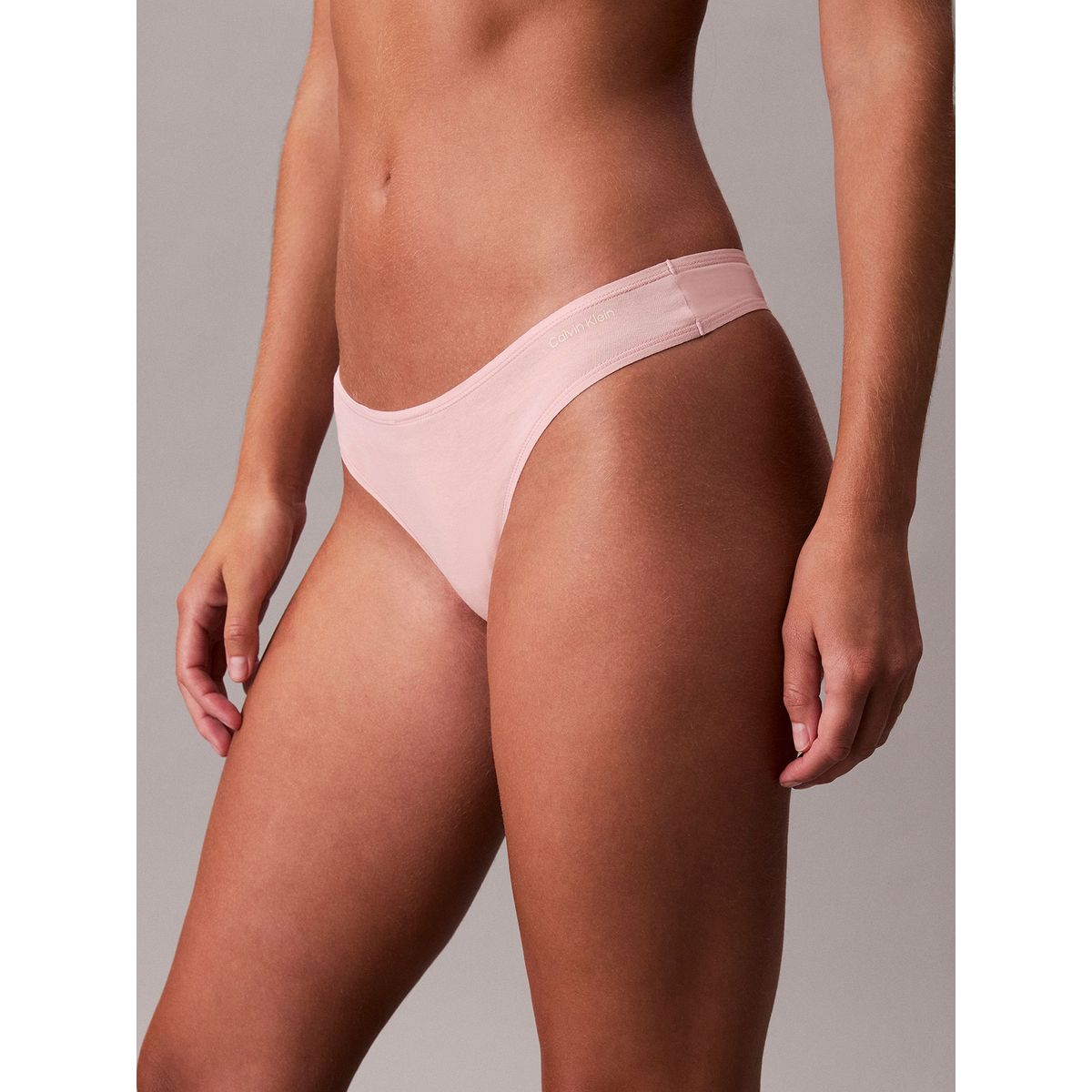CALVIN KLEIN - Tanga rosa de talle bajo - Ideal Cotton Calvin Klein