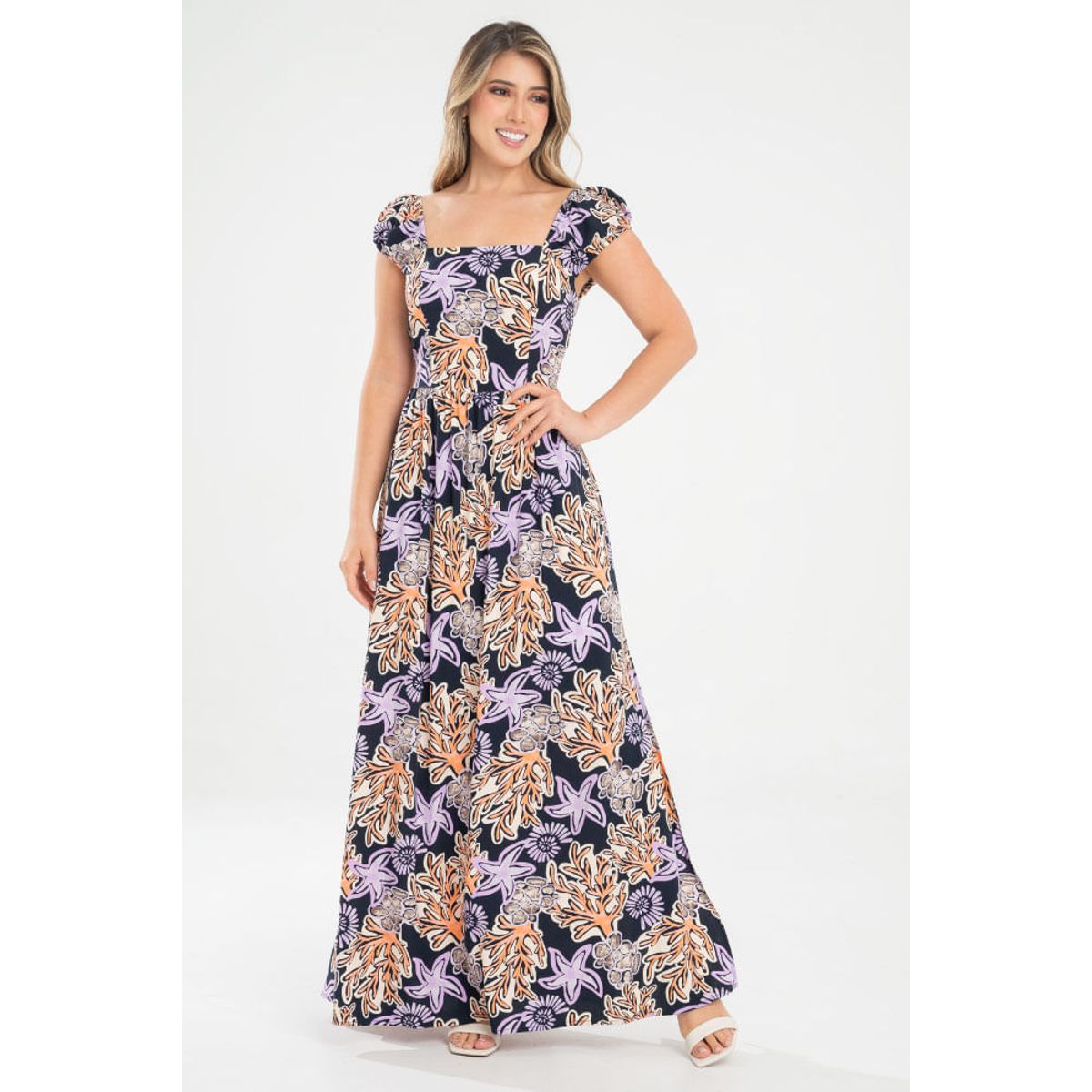 RAGGED - Vestido largo harlize Azul oscuro Ragged