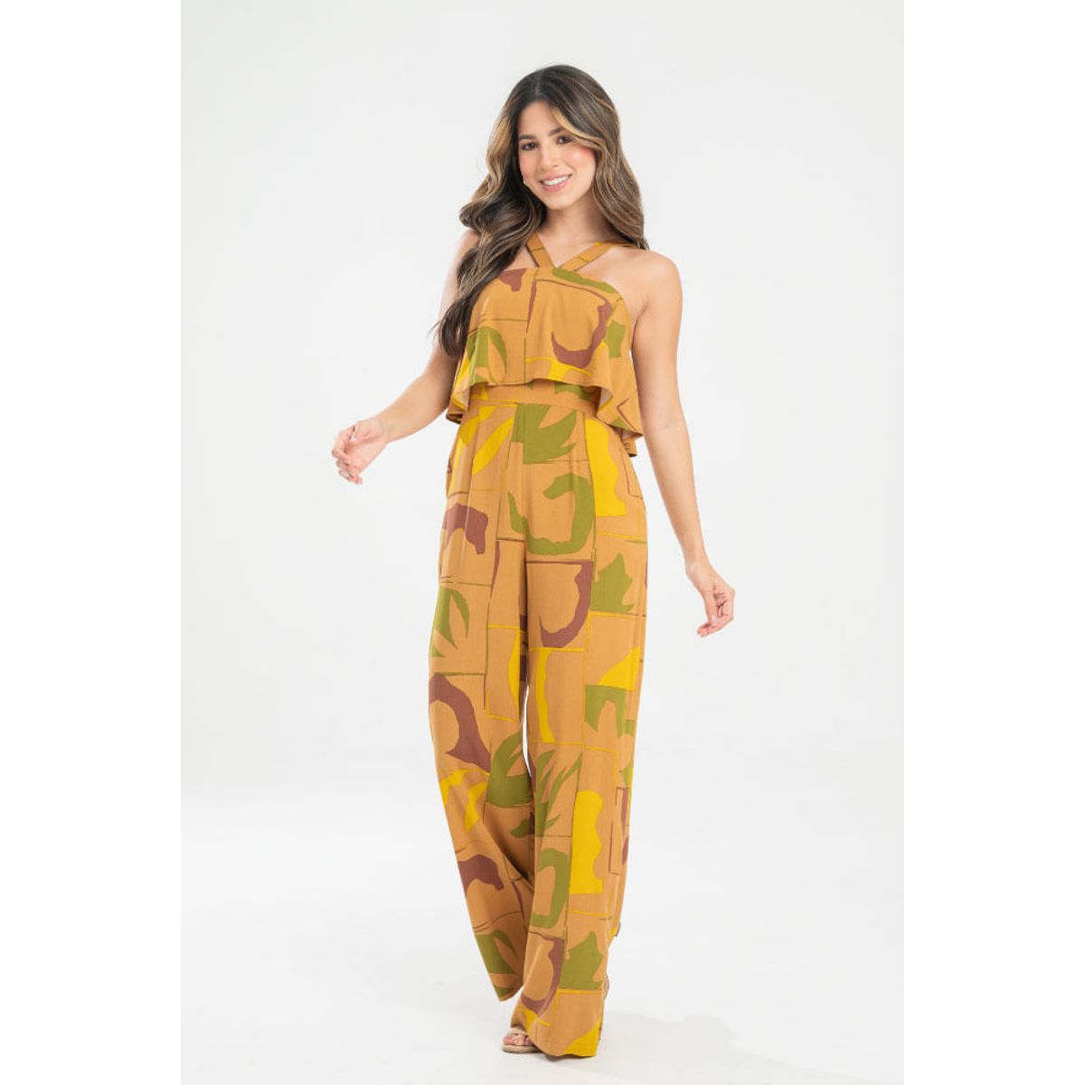 RAGGED - Enterizo bruselas Amarillo mostaza Ragged