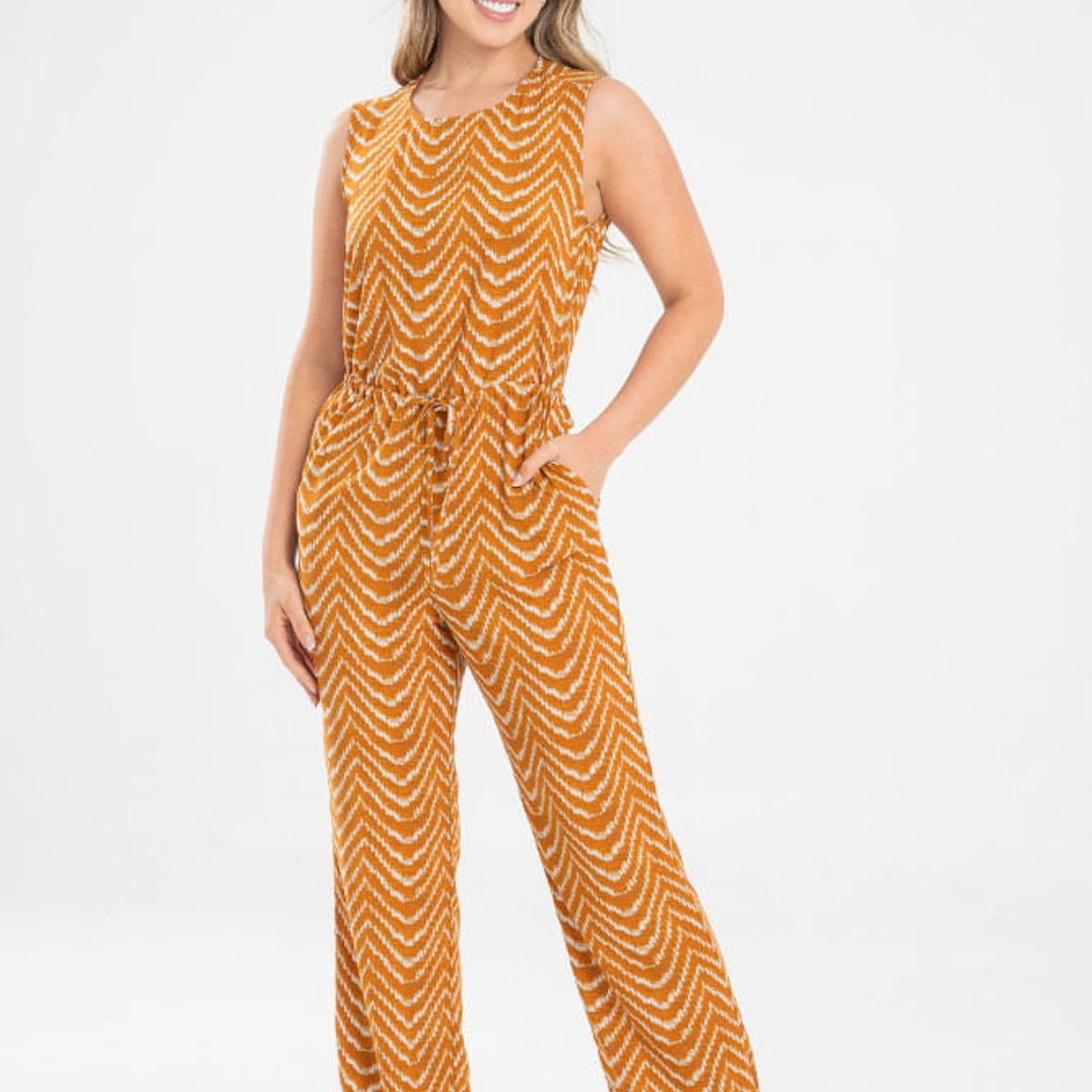 RAGGED - Enterizo largo lashaky Amarillo mostaza Ragged