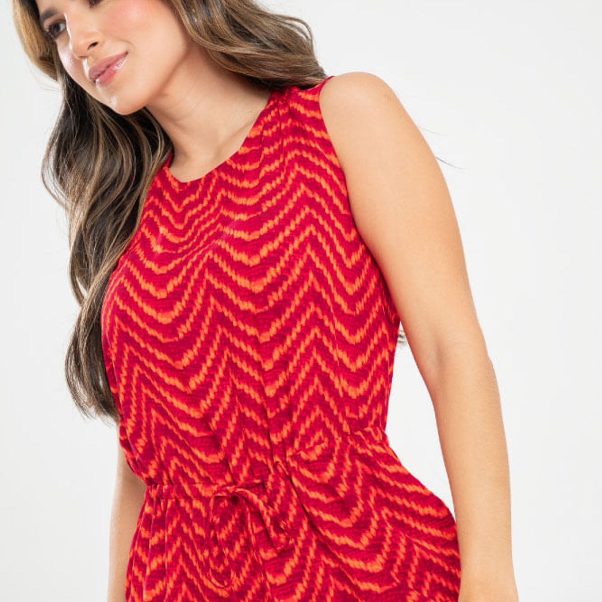 RAGGED - Enterizo largo lashaky Naranja Ragged