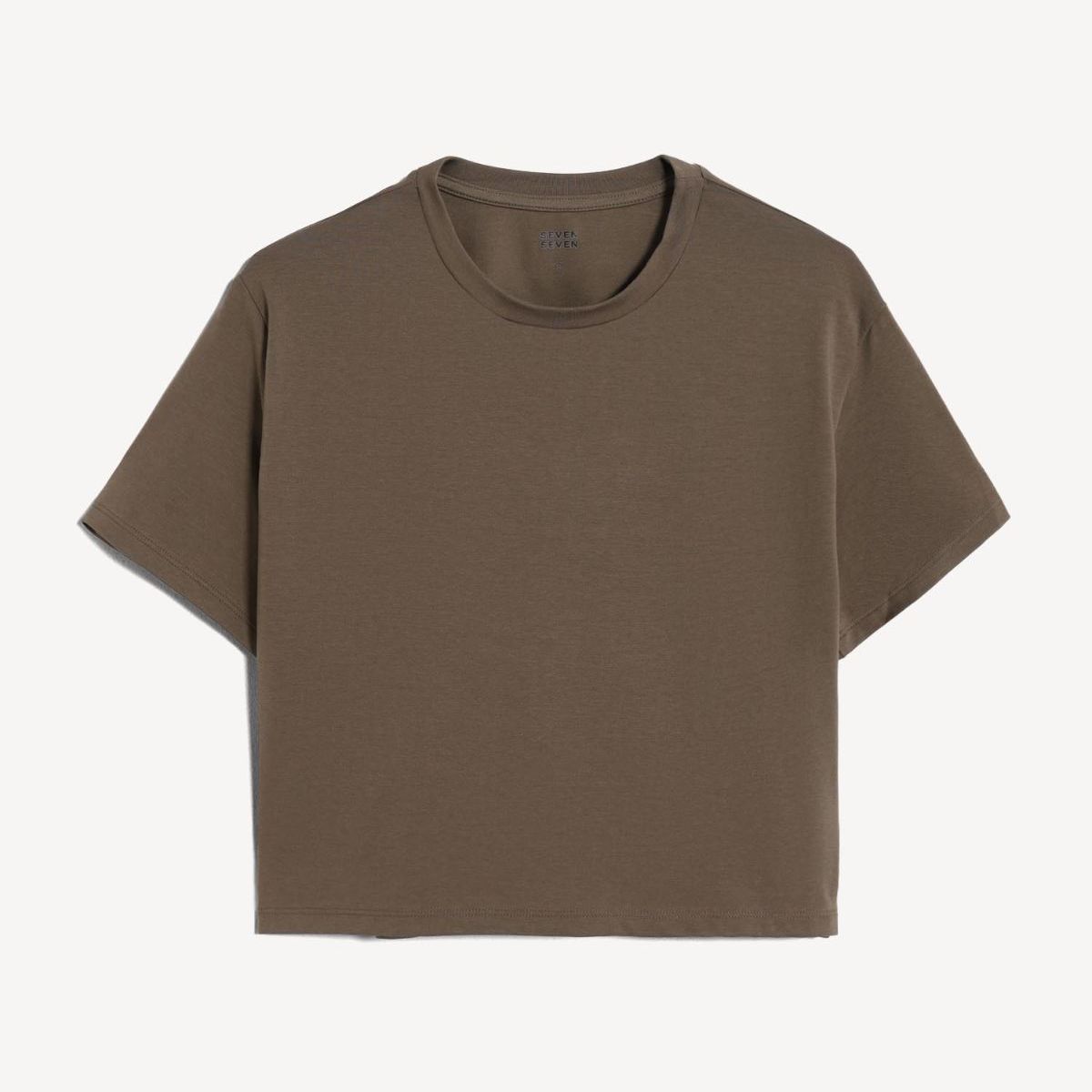 SEVEN SEVEN - Camiseta Para Mujer Manga Corta Cuello Redondo Color Verde Marca Seven Seven #28096572