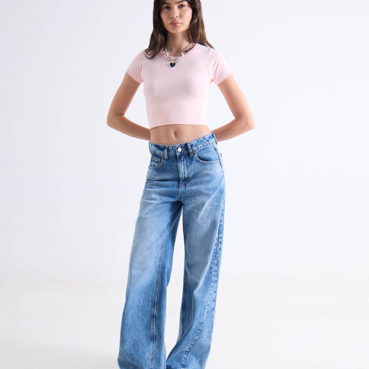 SEVEN SEVEN - Camiseta Para Mujer Manga Corta Cuello Redondo Color Rosado Marca Seven Seven #28096407