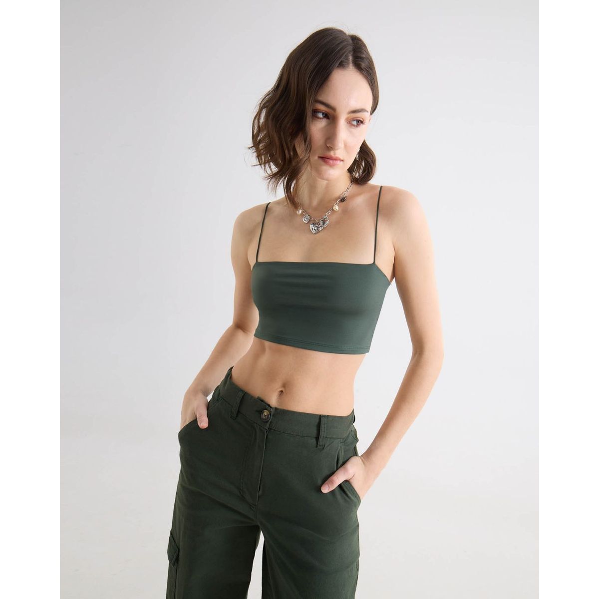 SEVEN SEVEN - Camiseta Para Mujer Manga Sisa Moda Color Verde Marca Seven Seven #28096457