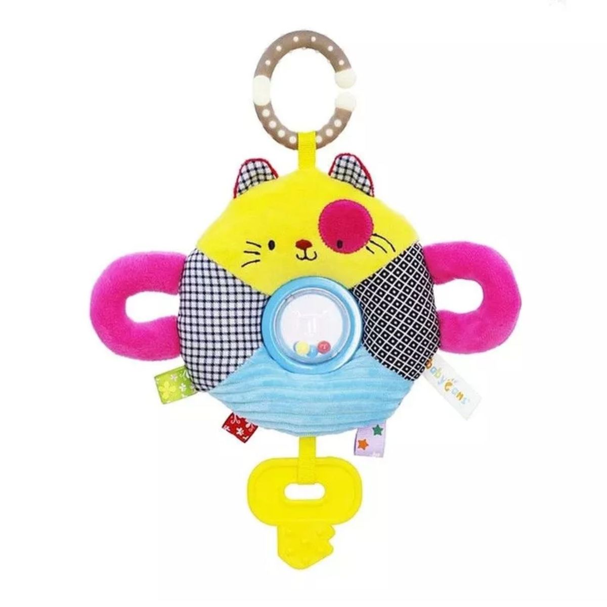 GENERICO - Sonajero Colgante De Estimulación Visual con Mordedor