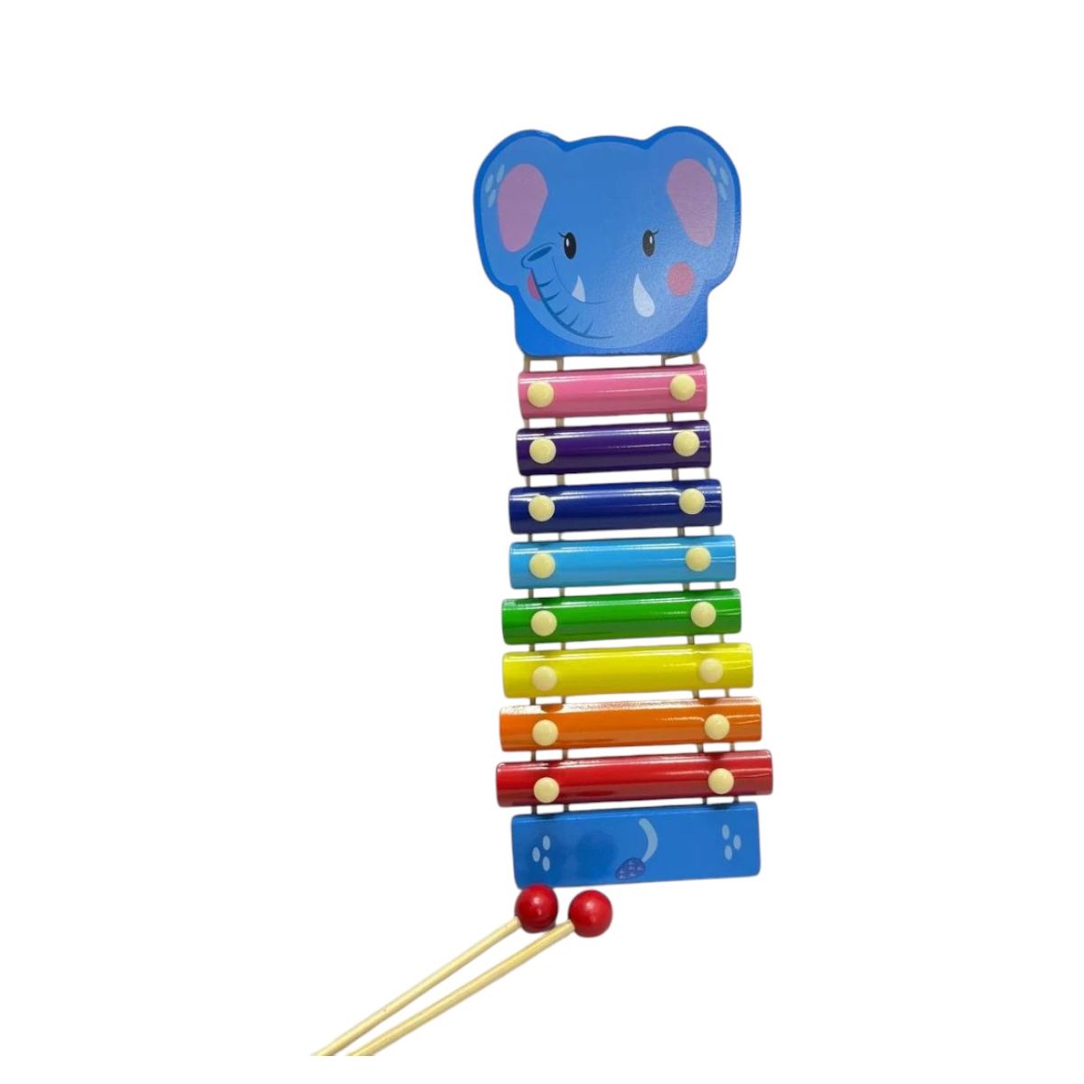 GENERICO - Juguete Musical Xilófono Marimba Infantil 8 Tonos Madera Azul