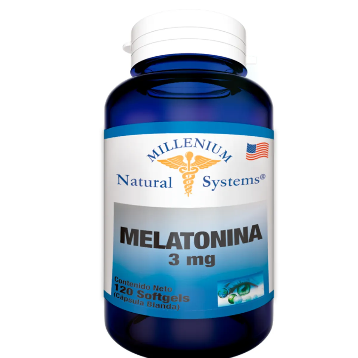 NATURAL SYSTEM - SUPLEMENTO MULTIVITAMINICO X 120 SOFTGELS / MELATONINA