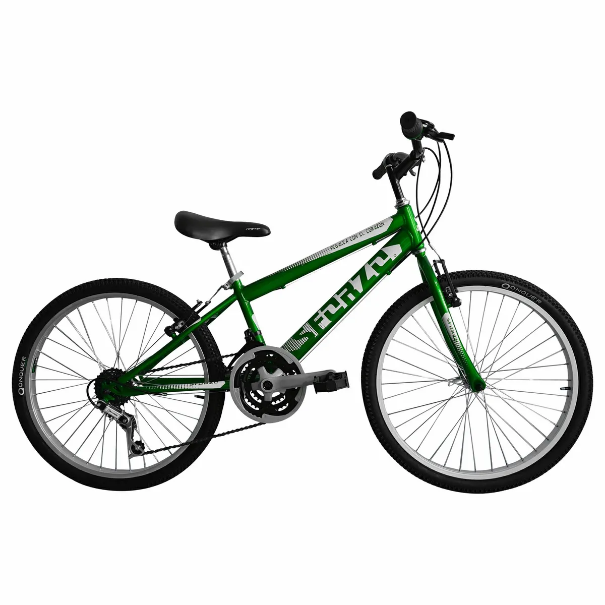 SFORZO - Bicicleta Niño Rin 24 En Aluminio 18 Cambios