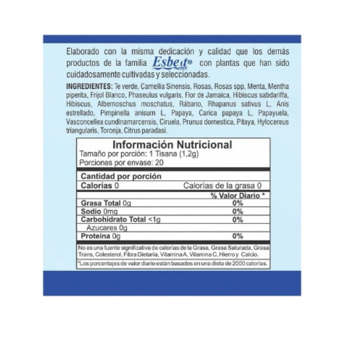NATURAL FRESHLY - ALIMENTO CON TE VERDE Y FRUTAS/ COMBO X 3 CAJAS X 20 U C/U/ ESBELT
