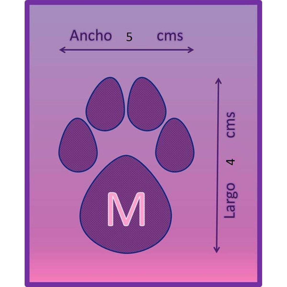 GENERICO - 4 Zapatos Impermeables Lluvia Perro Mascota Talla M Rosado