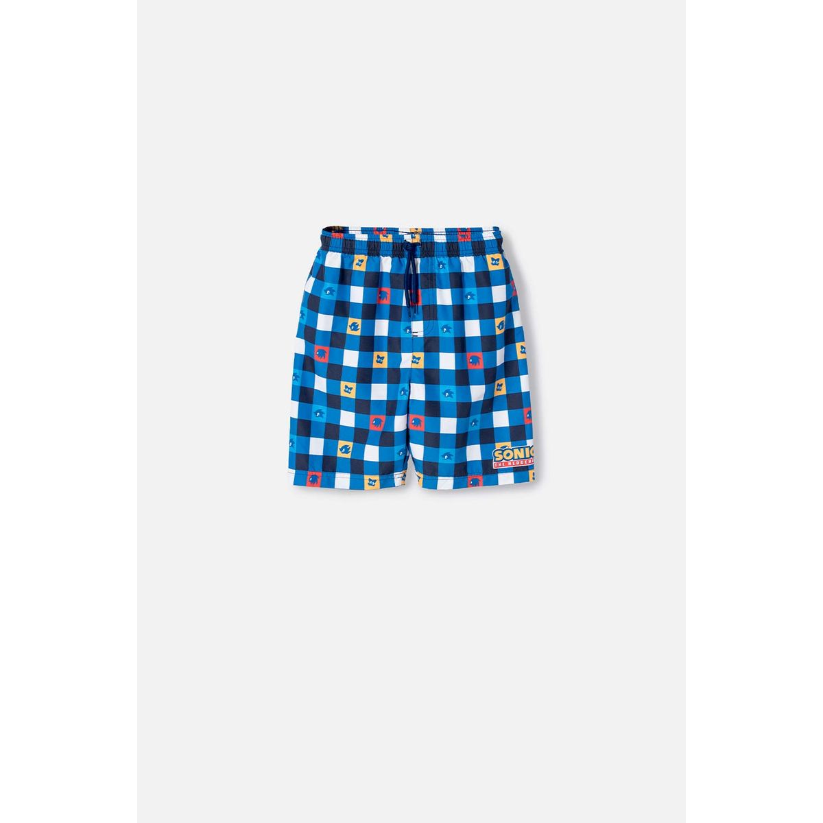 SONIC - Pantaloneta de baño Sonic con cordón para niño